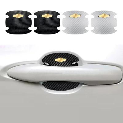 4pcs/set Car Door Bowl Handle Scratches Protector Sticker For Trax Niva Avalanche Orlando Kalos Equinox Accessories