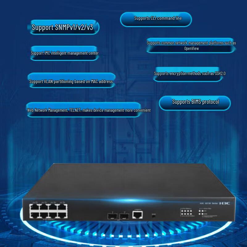 H3C S5130S-10P-EI-H1 Gigabit PoE Managed Switch