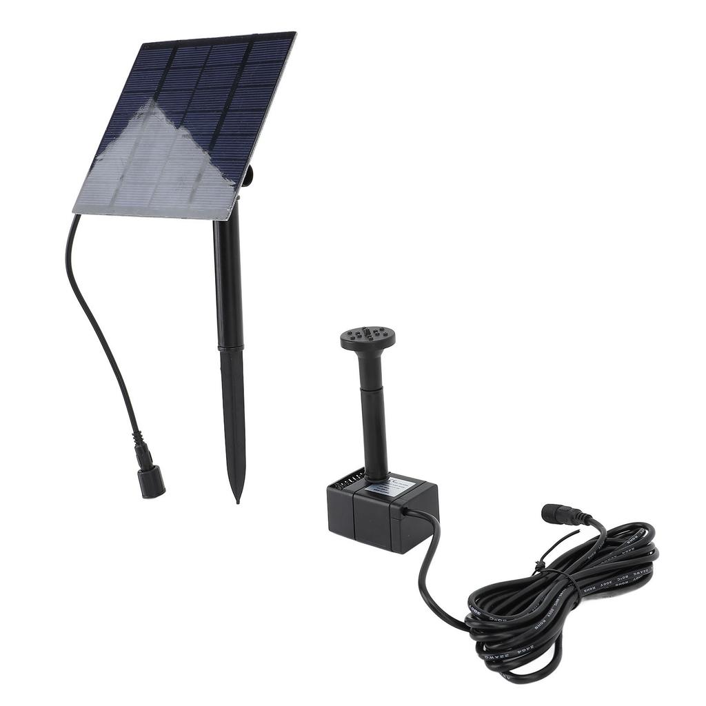 Solar Powered Water Pump Kit Powerful Jet Watering Pond Pump for Bird Bath Garden Backyard Pool Fish Tank