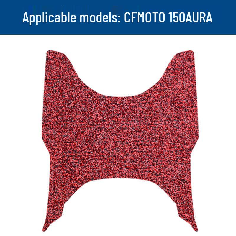 Chunfeng 150AURA Motorcycle Waterproof Foot Mats - Dirt & Wear Resistant Pedal Pads