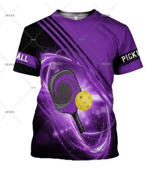 Pickleball Graphic Short-Sleeve T-Shirt, Sporty Casual Tee for Enthusiasts