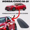 Left Driver Side Mirror Cover Caps Rearview Cover Trim For Honda Civic 2016~