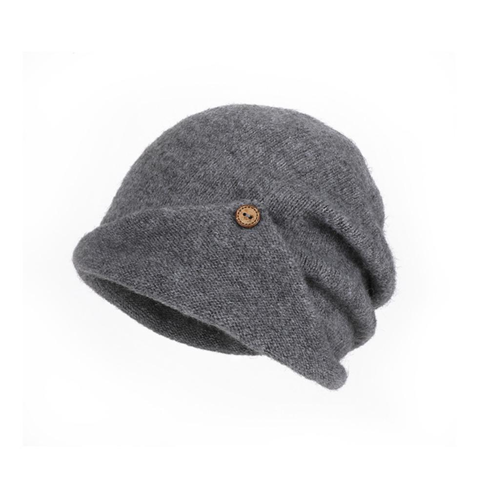 Stretchy Beanie Hats Warm Pullover Hat Kawaii Knitted Hat  Winter Autumn