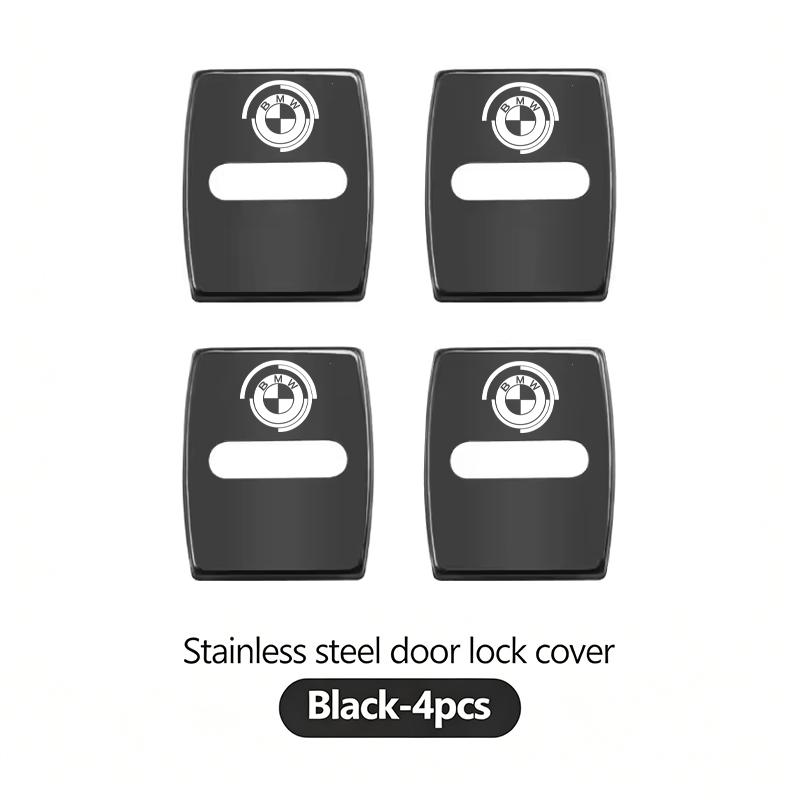 4Pcs Car Door Lock Cover Stainless Steel Protection Accessories Stickers For BMW G80 G06 G07 G42 G14 G15 G16 F82 F20 F21 F83 M2