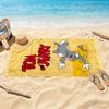 Tom Jerry Cheese Day Beach Towel Super Soft Microfiber Quickdry Fabric Comfortable Lightweight Perfect for Traveling Yoga Camping and Swimming