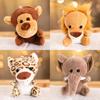 Adorable Forest Animal Plush Toys Miniature Elephants Monkeys And Leopards