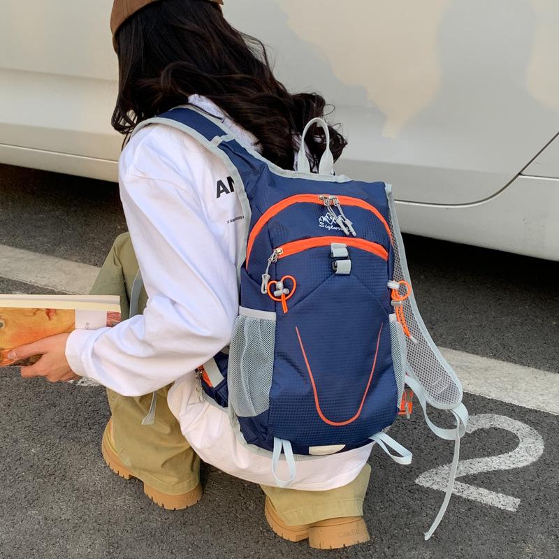 Schoolbag Simple Fitness Cycling Sports Backpack New Portable Outdoor Hiking Bag Running Camping Backpack