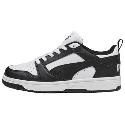 Rebound V6 Retro Casual Low Top Sneakers Women Sneakers White Black 393833-01