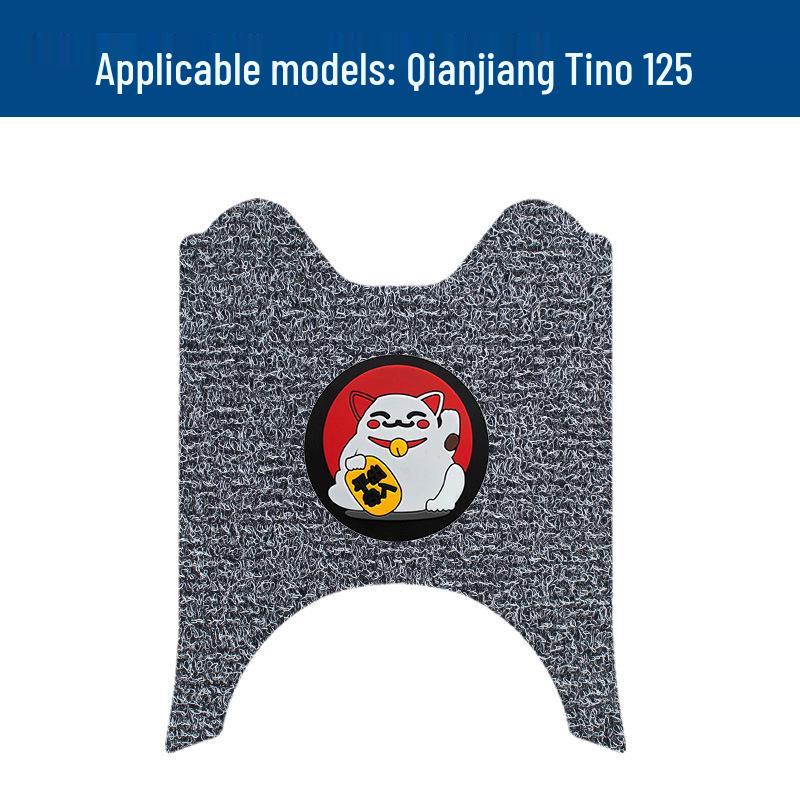 Waterproof & Durable Foot Mats for Qianjiang Tino 125 Motorcycle