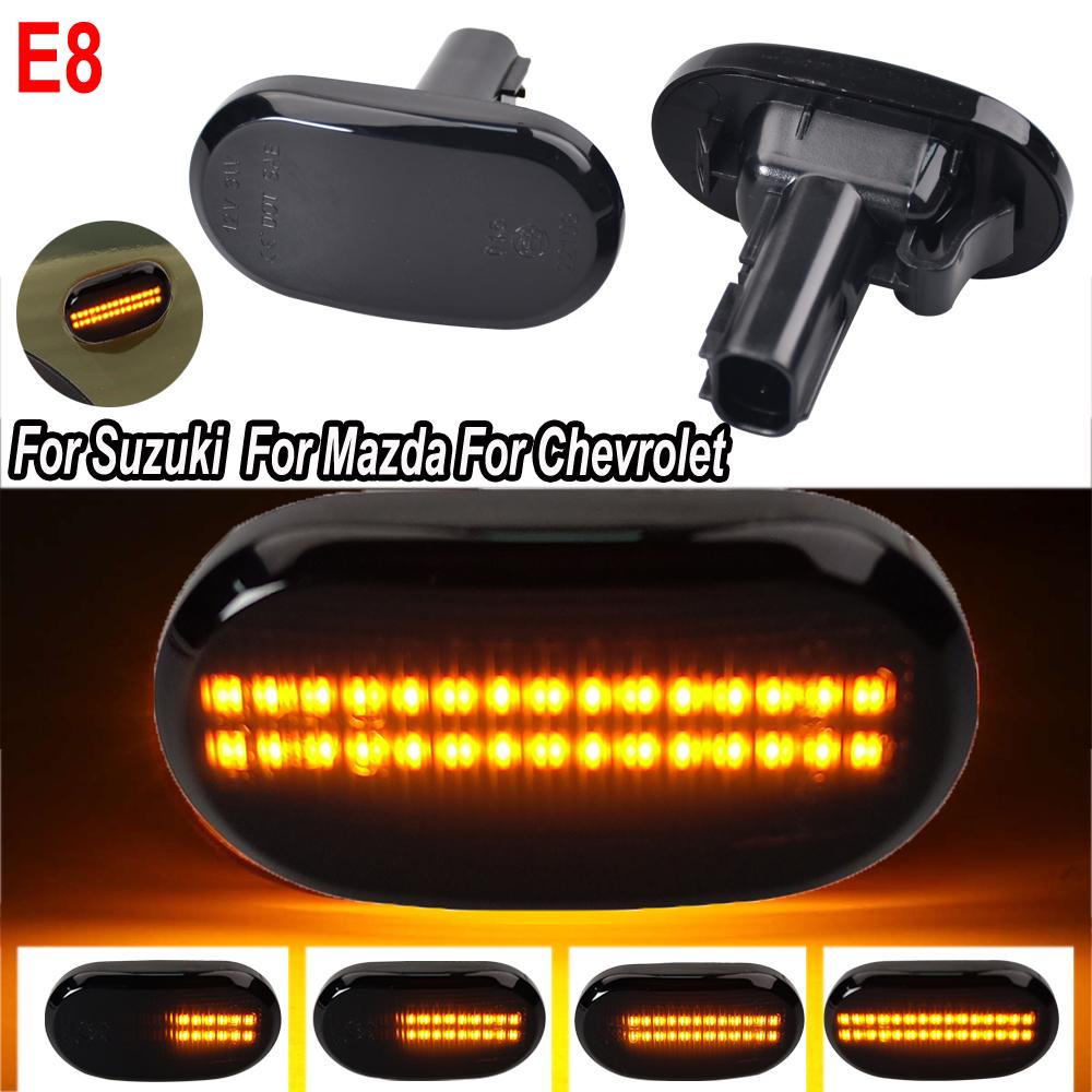 

Dynamic Side Marker Light Black Turn Signal Indicator Repeater Blinker for Suzuki Jimny Sierra JB74W JB64W JB23W Car Styling