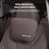 For Mercedes Benz AMG A B C E G CLA W211 W203 W204 C260 E300L A200L Car Seat Safety Headrest Pad Auto Emblem Neck Pillow OS1