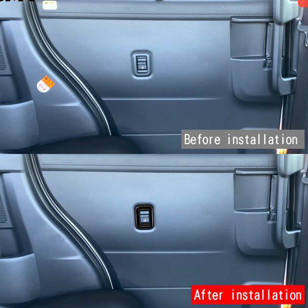 2022 Toyota ROOMY Middle Door Window Switch Decorative Sticker Frame