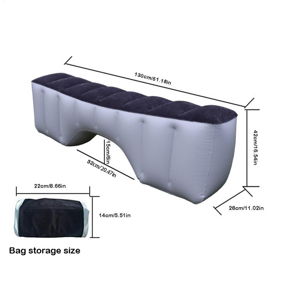 Air Cushion Durable Inflatable Back Seat Gap Pad Outdoor Car Bed Mattress for Camping Travel Hiking Trip Travel