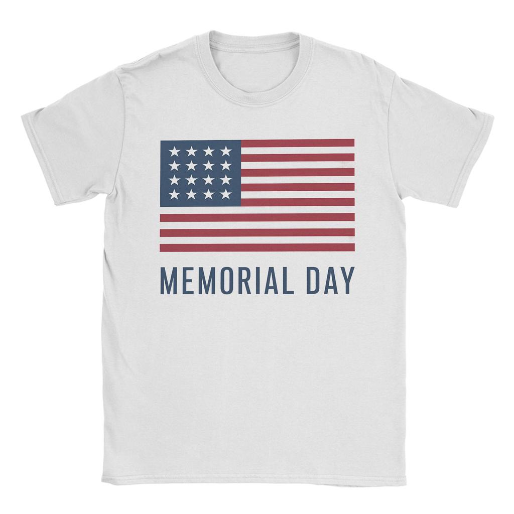 Casual Memorial Day Patriot Tshirts For Unisex Unisex Crew Neck Cotton T Shirts Forever Remember Short Sleeve Tees Graphic Tops