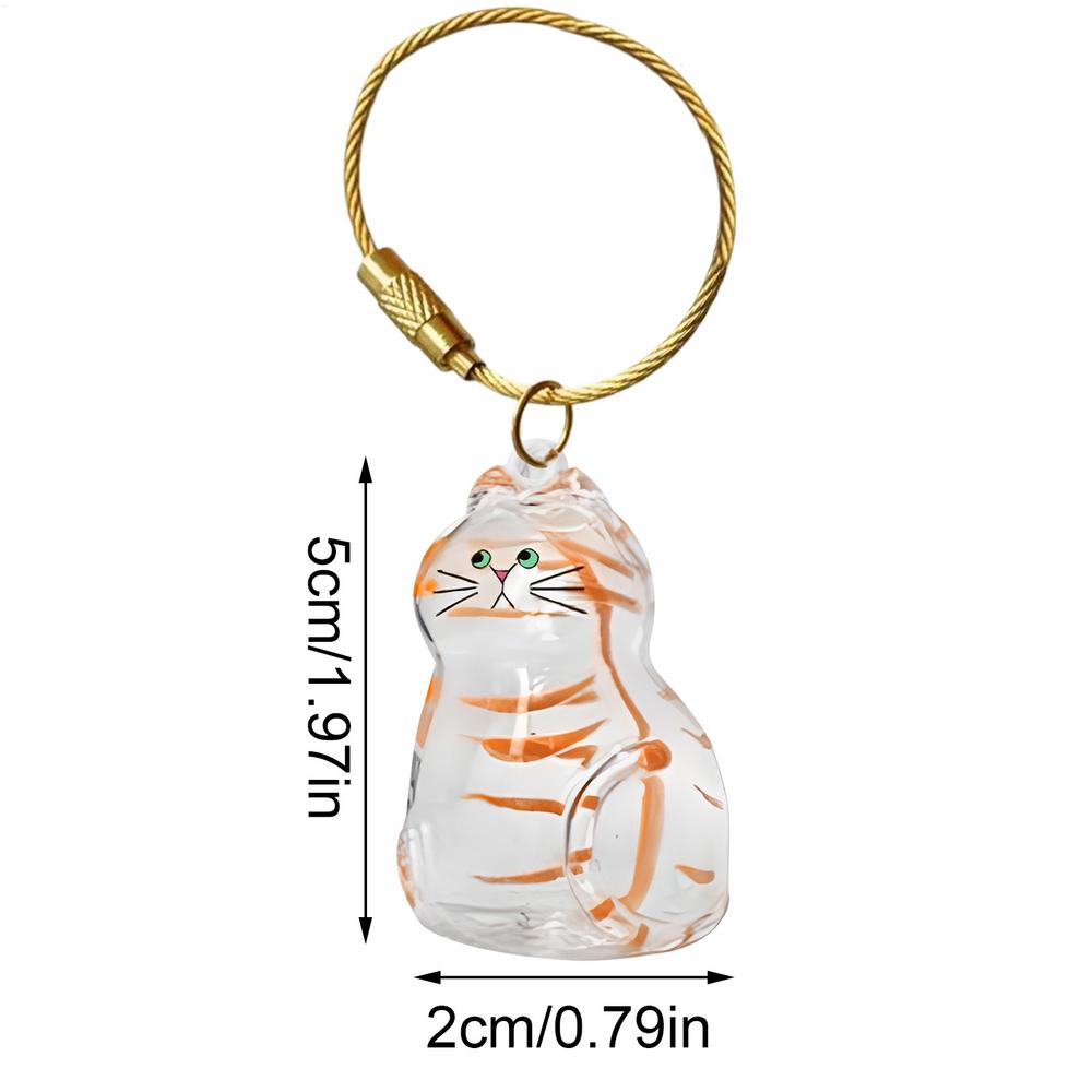 

Cat Hair Storage Pendant Pet Memorial Keepsake Lightweight Cat Hair Storage Pendant Charm for Wallet Purse Backpack Bag