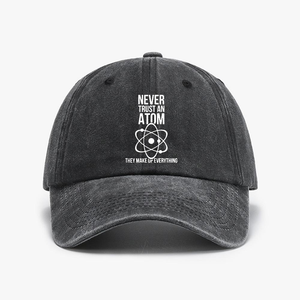 Science Physical Chemistry Cap Vintage Washed Distressed Denim Baseball Caps Summer Breathable Adjustable Hats Bone Adjustable