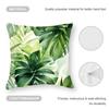 Cool Summer Prints Cushion Cover Anti-dustmite Pillowcase Invisible Zipper Silky Short Plush Sofa Cushion Cover