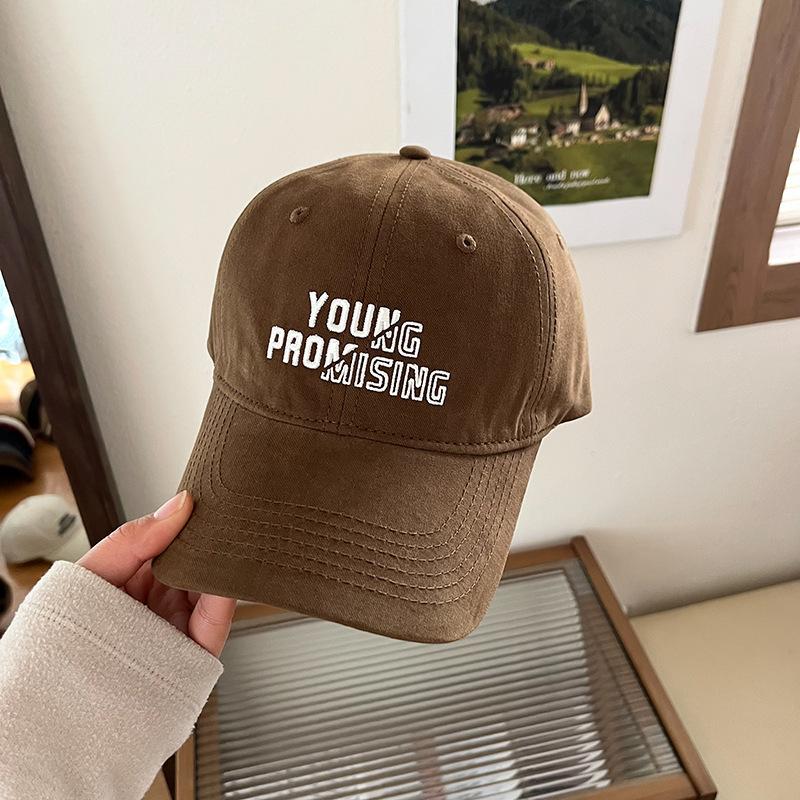 

Шляпа Весна и Лето Модная Бейсболка Женская Защита от УФ Солнца Шляпа Подчеркивает Лицо Маленькая Простая Японская Бейсболка Мужская M（56-58cm）