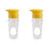 2Pcs Durable Plastic Lemon Squeezer Set Ergonomic Designs Hand Press Juicer for Easily Citrus Fruit Squeezing