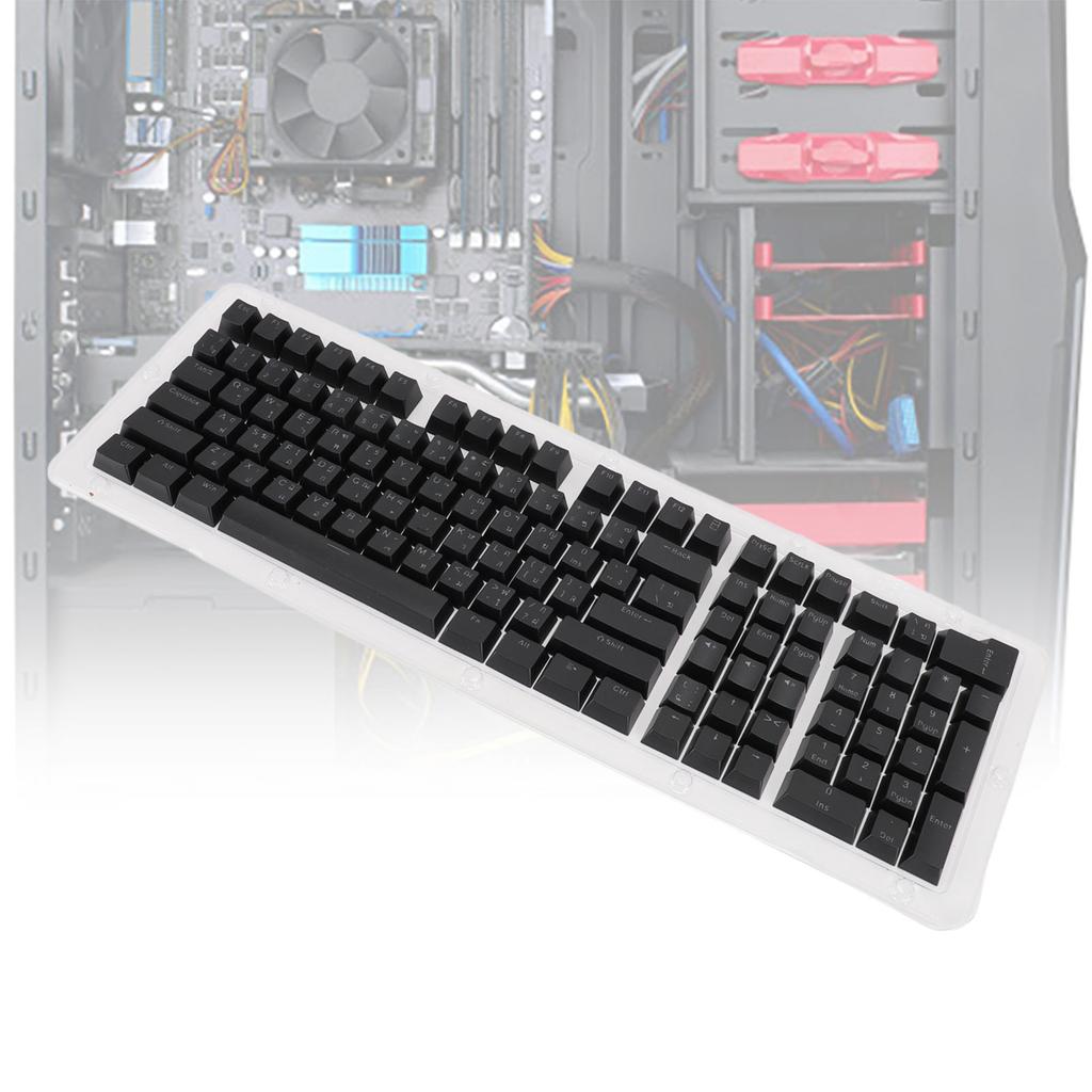 Thai Keyboard Keycaps 113 Keys Minimalist Mechanical Keyboard Keycaps for 61 64 68 84 87 96 98 100 104 108 Keys Keyboards