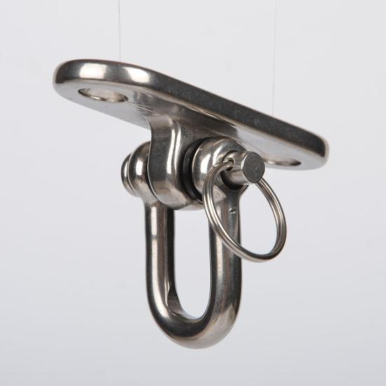 1 Set Ceiling Hook Strong Load-Bearing High Strength Rotatable Not Easily Deformed Simple Installation Rustproof Hammock Chair Sandbag