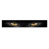 Car Windshield Sticker, Rear Car 3D Sunscreen Sticker, Terrorist Decor, Front Wolf Sticker, Cat Eyes Sticker, Decorative, 130*21Cm