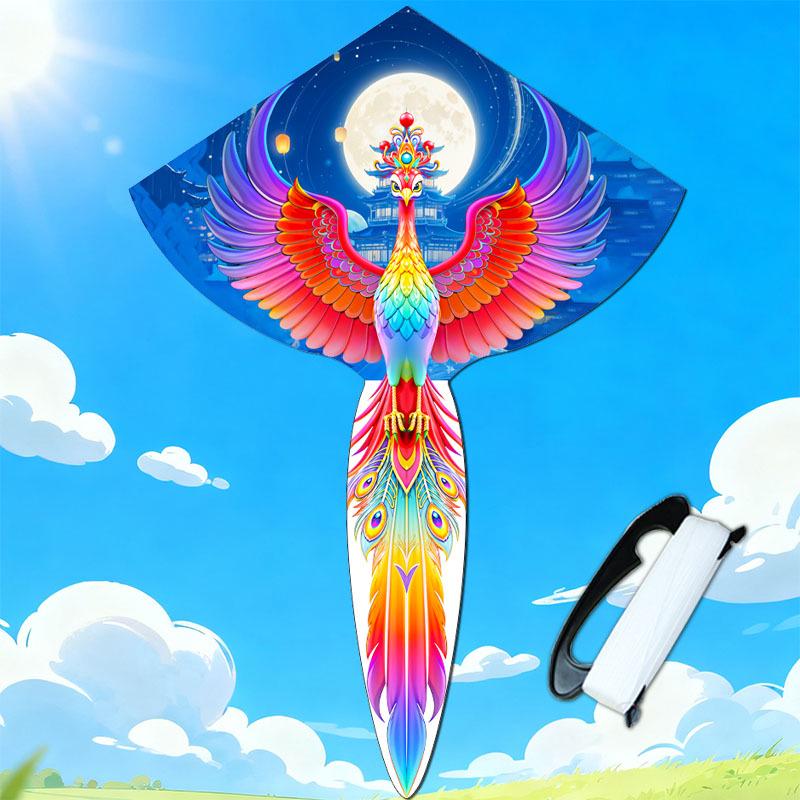Colorful Peacock Kite for Children - Light Breeze Outdoor Fun