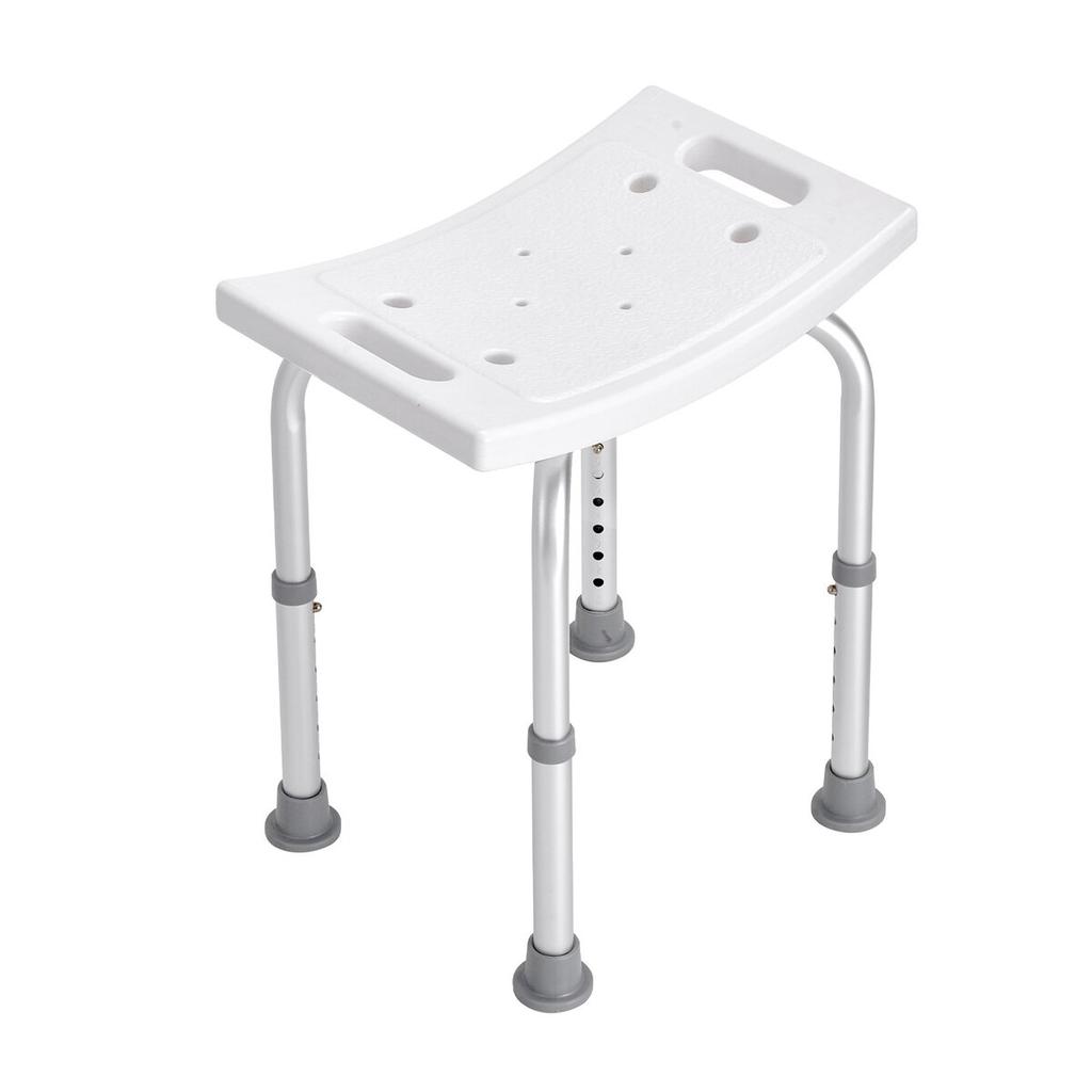 Shower Chair, Adjustable Height Shower Stool with Built-in Handles, Shower Seat for Inside Shower or Tub, Non-Slip Bench Bathtub Stool Seat for