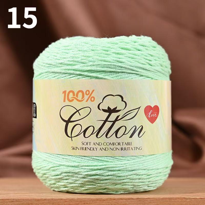 75g Medium Cotton Yarn Cake for Baby Sweater & Crochet Hat - Skin-friendly, Hand-knitted