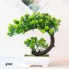 Mini Potted Grass Bonsai: Cherry Snowball Home Decor Ornament