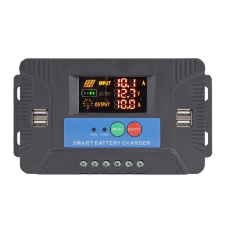 Professional Solar Charge Controllers Auto Illuminating Color Screen Solar System Controllers for Camping & Outdoor Use