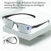 Autofocus Power Anti-Blue Light Reading Glasses Smart Anti Blue Ray Automatic Zoom Eyeglasses Ultralight Eye Protection