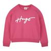 Hugo Mädchen Logo Rundhals Regular Sweatshirt