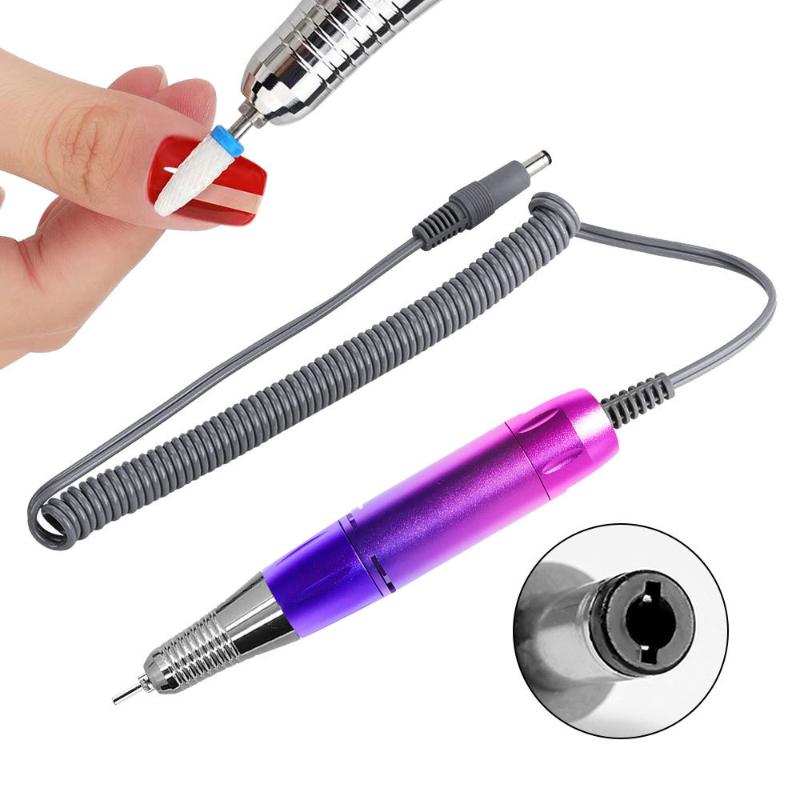 

Электрическая ручка-дрель для ногтей постоянного тока, ручка-насадка для полировки, шлифовки, маникюра, педикюра, инструмент для ногтей, аксессуары для дрель-машинки разноцветный