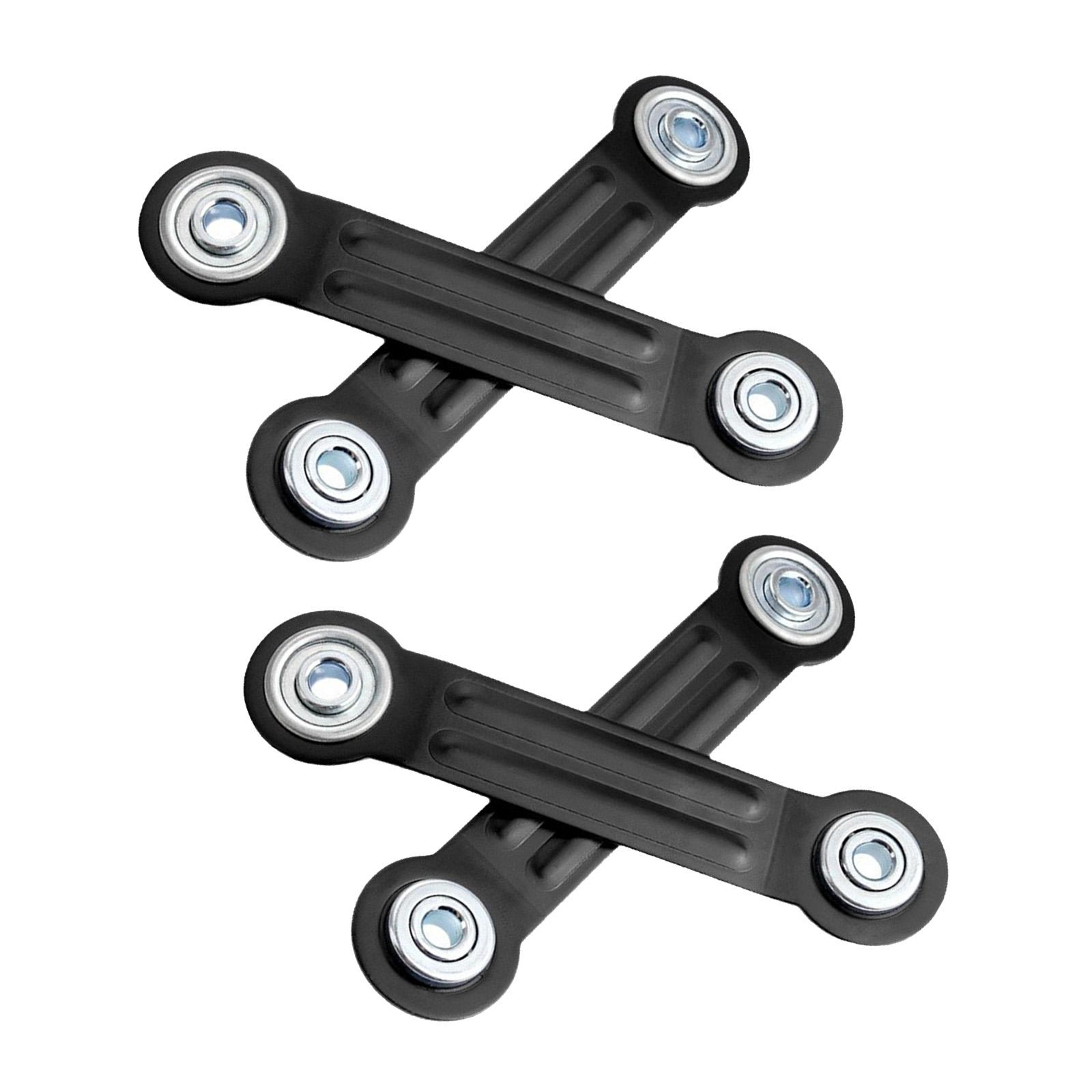 2 Stück Mehrzweck-Schaukelstuhlteile Gleiter Lager Armhalterungen für Gartenmöbel und Gartensitzzubehör 4PCS