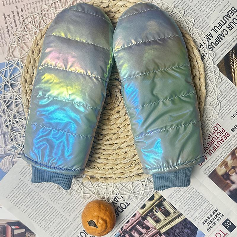 

Ski Gloves Women S Warm Fleece Gloves Waterproof Outdoor Riding Electric Vehicle Wind-Proof Cold Gloves озеро синього кольору