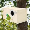 Vogelzuchtbox Käfig Vogel Papagei Zucht Dekorative Käfige Haustierzubehör Holz Vogelhaus Nest Papagei Nisten Paarungsbox