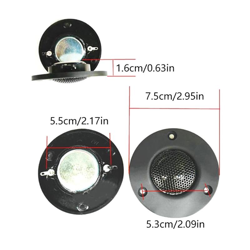 2/3 Inch Tweeter Speaker Panel Ndfeb Treble Driver Grill Mesh For Audio Speaker Protection Fixed Panel