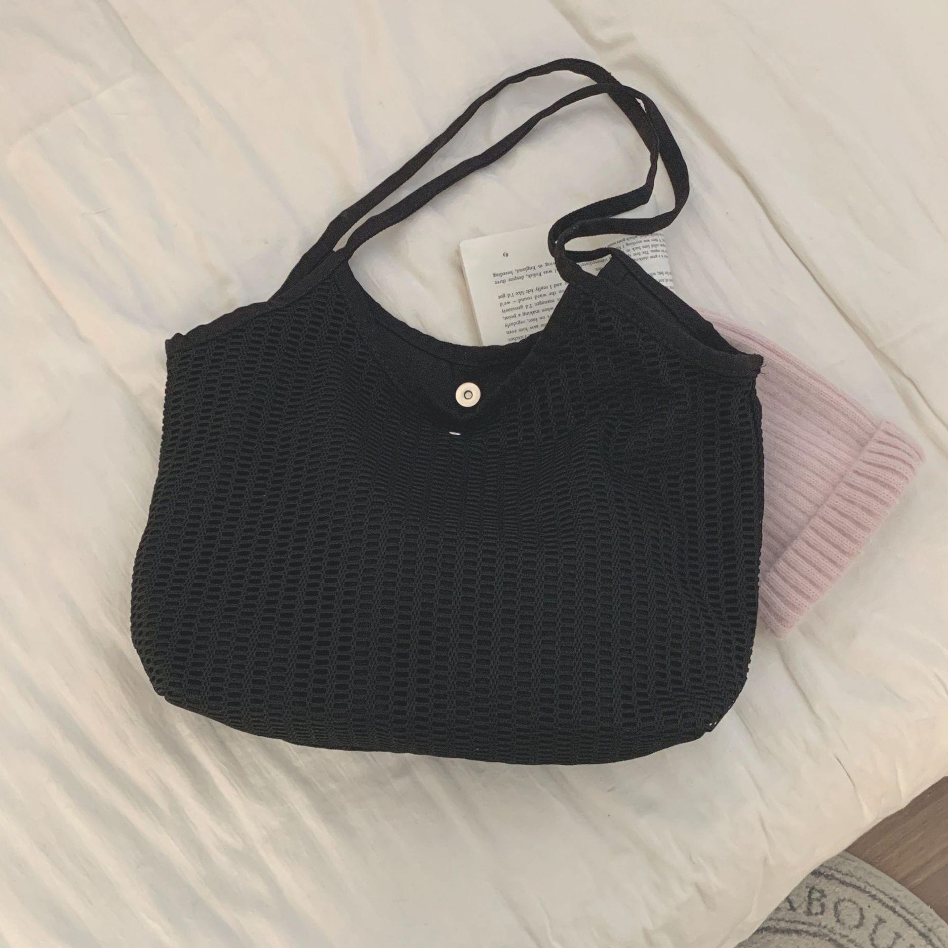 

Модная женская сумка-тоут большой вместимости, повседневная холщовая многофункциональная сумка через плечо, простая, подходящая подмышки