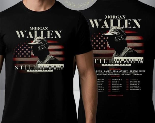Футболка Morgan Wallen Still The Problem Tour 2026 Унисекс XL