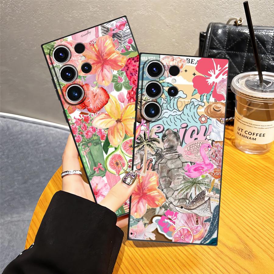 Funda Phone Cover Case for Samsung Galaxy S26 Ultra S21 FE S25 Plus S10 S9 S23 Note 20 8 9 10 S20 Ultra S24 Creative Pattern Art