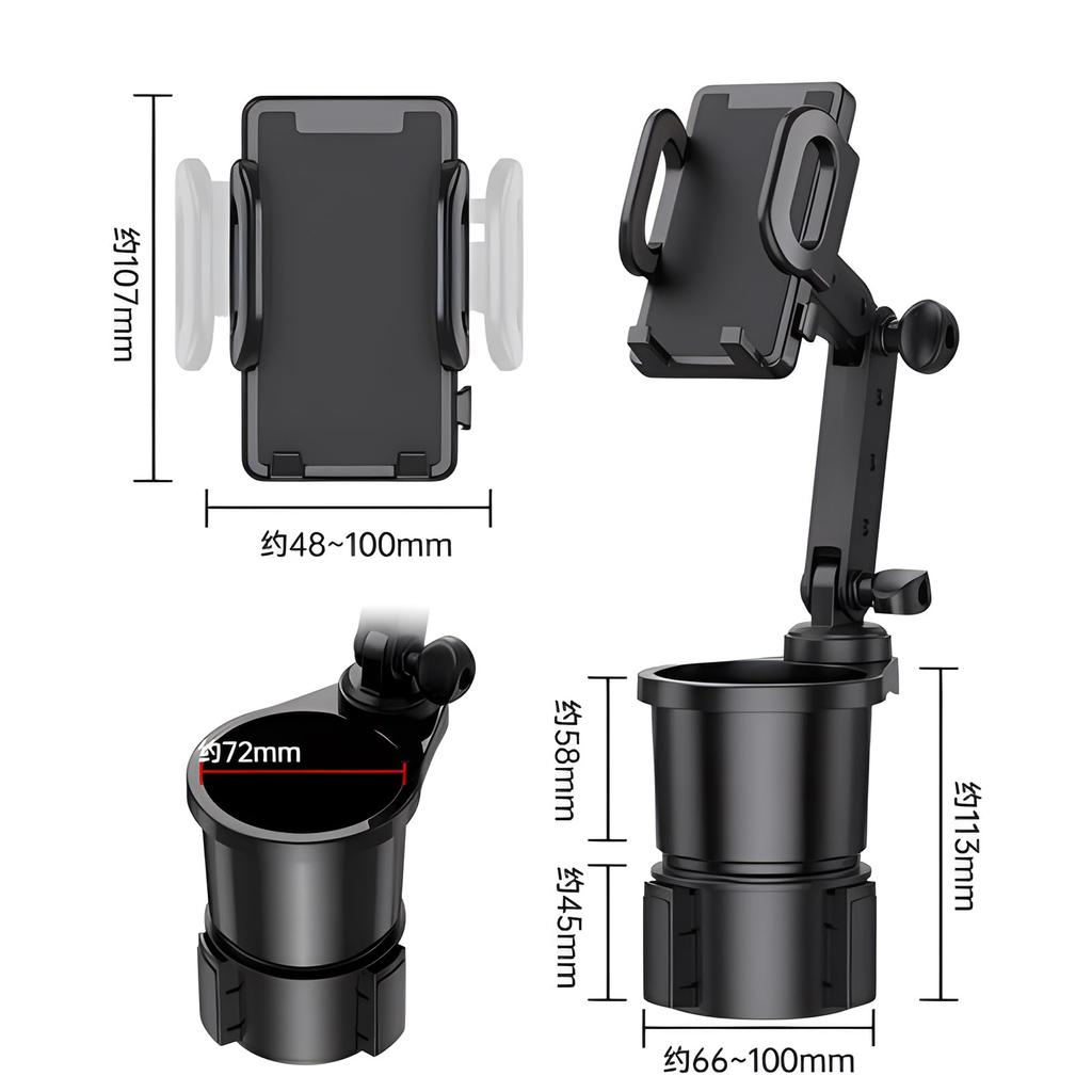 Pureseek Getränke-Smartphone-Auto-Benutzerdefinierter Becher-Getränke-Smartphone-Multi-Becherhalter, & Halter, Multi-Halter, Zubehör, Halter, Halter,