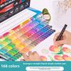 120/72/60 Colors Waterproof Acrylic Marker Pens with Soft Brush Nib,  Students' Art On Glass, Stone, Metal, Wood, Plastic &Paper