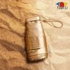 Compact Gold Umbrella: Ultra-light 6-Rib Folding Dual-use for Sun and Rain Protection