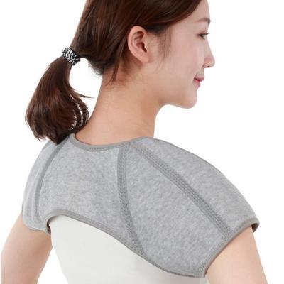 Calentador de Hombros Color Sólido Protección contra Viento y Frío Soporte Cómodo Alivio del Dolor Muscular Corporal Cuidado de la Salud Almohadilla de Terapia Caliente