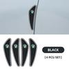 4pcs Rubber Car Door Edge Protector Stickers Anti Collision Strips for Skoda Fabia Superb Kamiq Kodiak Yeti Karoq Octavia RS KER1
