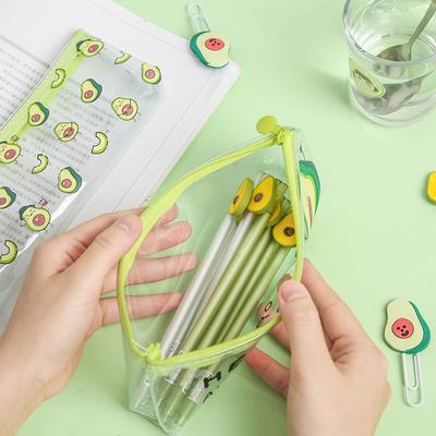 1 Stück Federmäppchen Avocado Schule Federmäppchen Federmäppchen Federtasche Schulbedarf Schreibwaren Federmäppchen Kawaii Briefpapier