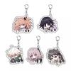 5pcs/set Danganronpa Anime Game Double Sided Acrylic Keychain Nanami Komaeda Oma Kawaii Pendant Fans Collect Gifts
