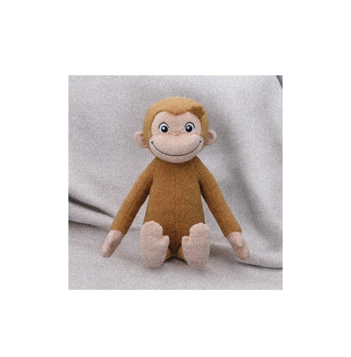 

Curious George Plush Toy, Super Large, Big, Extra Large, Approx. 17.5 inches (44 cm), Official, Cute Merchandise (Fluffy)