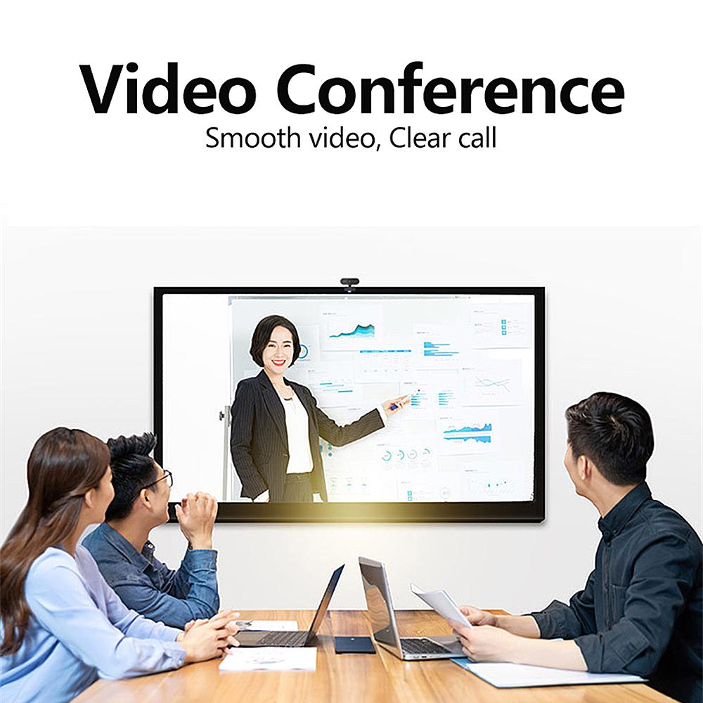 1080P 2MP HD Webcam 30fps Camera Noise-reduction Microphone Web Cam HD Laptop Computer Camera USB Plug Play for Laptop Desktop
